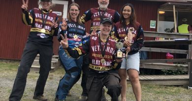 Flera FlatTrack förare var igång under lördagen